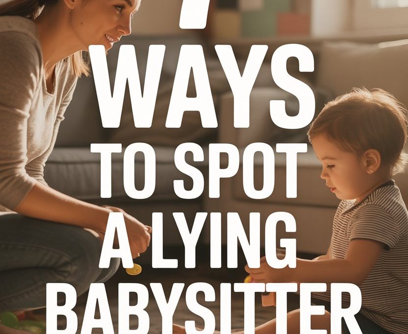 Mother and toddlerged bonding scene with tips to spot a lying babysitter.