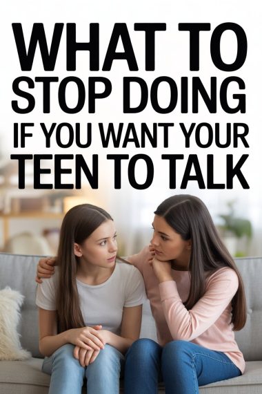 Two women having a heartfelt, supportive conversation about teens in a cozy living room.