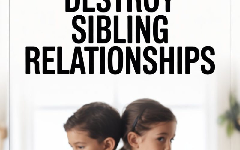 Two siblings with crossed arms and serious expressions in a cozy living room.