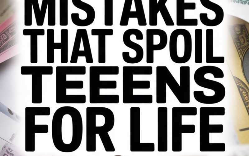 Teenagers making money mistakes that impact their financial future and cause financial stress.