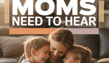 Warm family moment with loving mom and children, emphasizing family support, love, and emotional bonding.