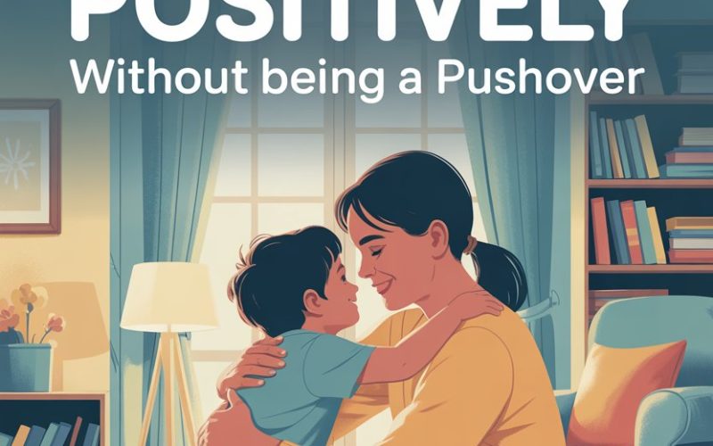 Mother and child sharing a joyful, loving moment in a cozy, well-lit living room.