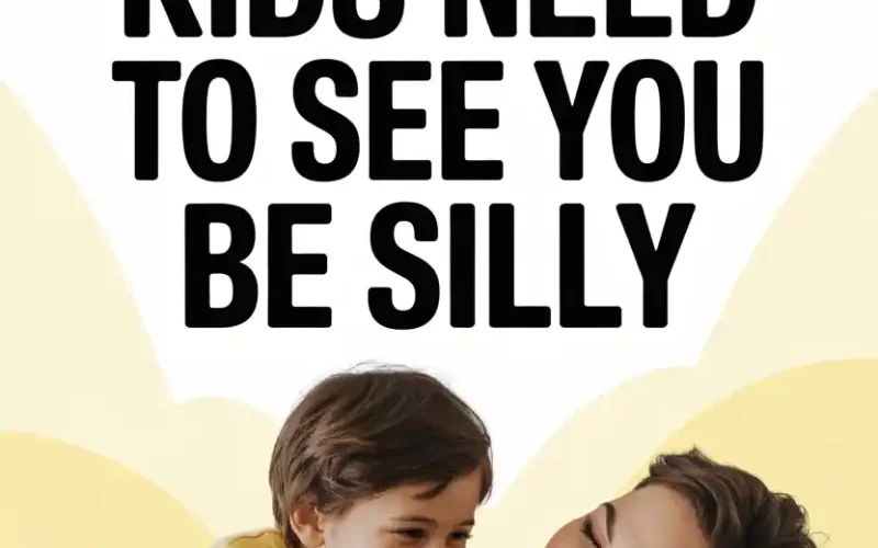 Parent-child bonding through silliness encourages happiness and connection with kids.