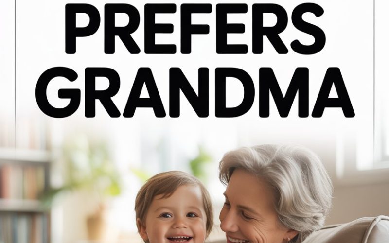 Grandmother holding smiling toddler on sofa, highlighting strong family bond and grandmas special connection.