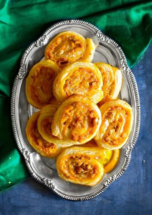 butter-chicken-pinwheels Buttery Stuffed Chicken Pinwheels with Cheese