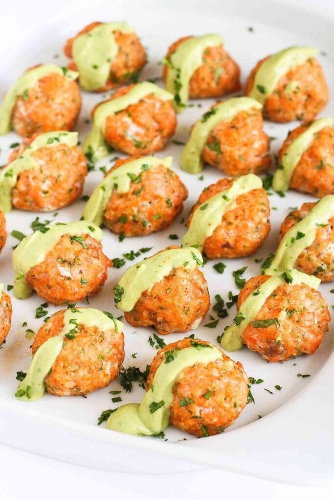 baked-salmon-meatballs-with-avocado-crema-683x1024-1 Baked Salmon Meatballs with Avocado Crema