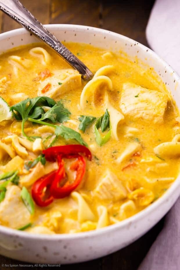 thai-noodles-soup Thai chicken noodle soup in a bowl