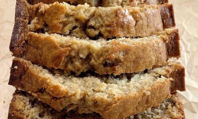 Soft and Fluffy Banana Bread