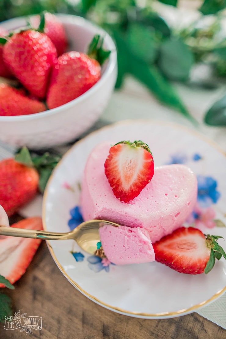 Strawberry Fluff Dessert Ready to Eat