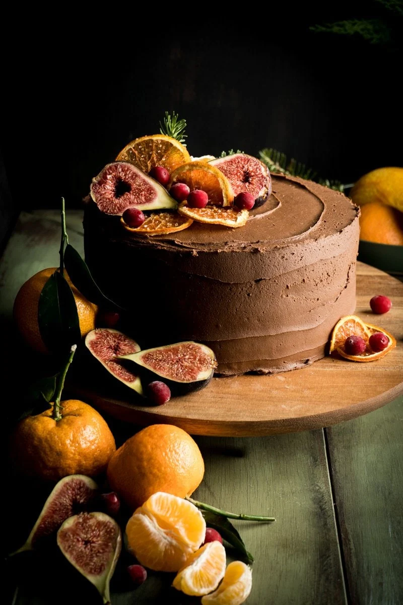 Layered Chocolate Orange Cake