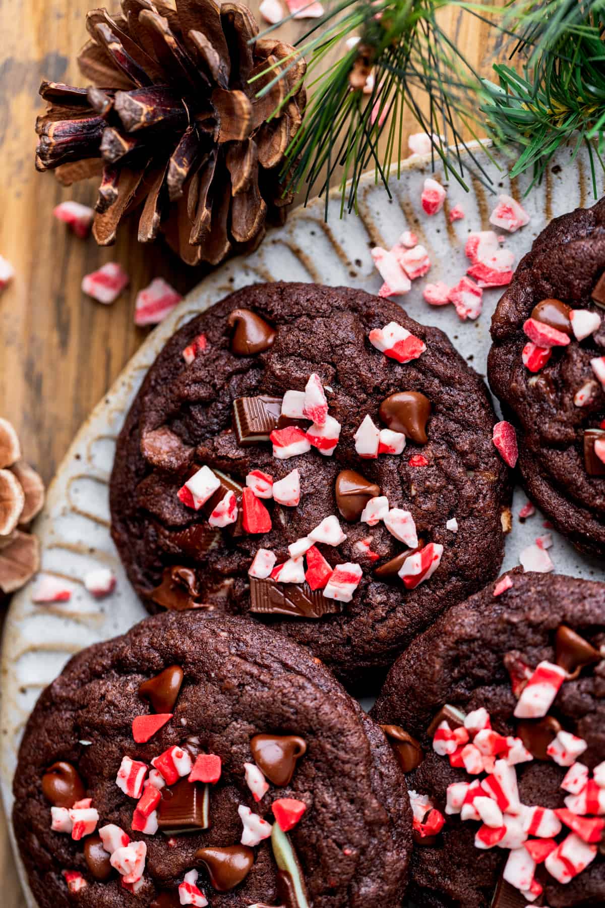 Chocolate Peppermint Cookies