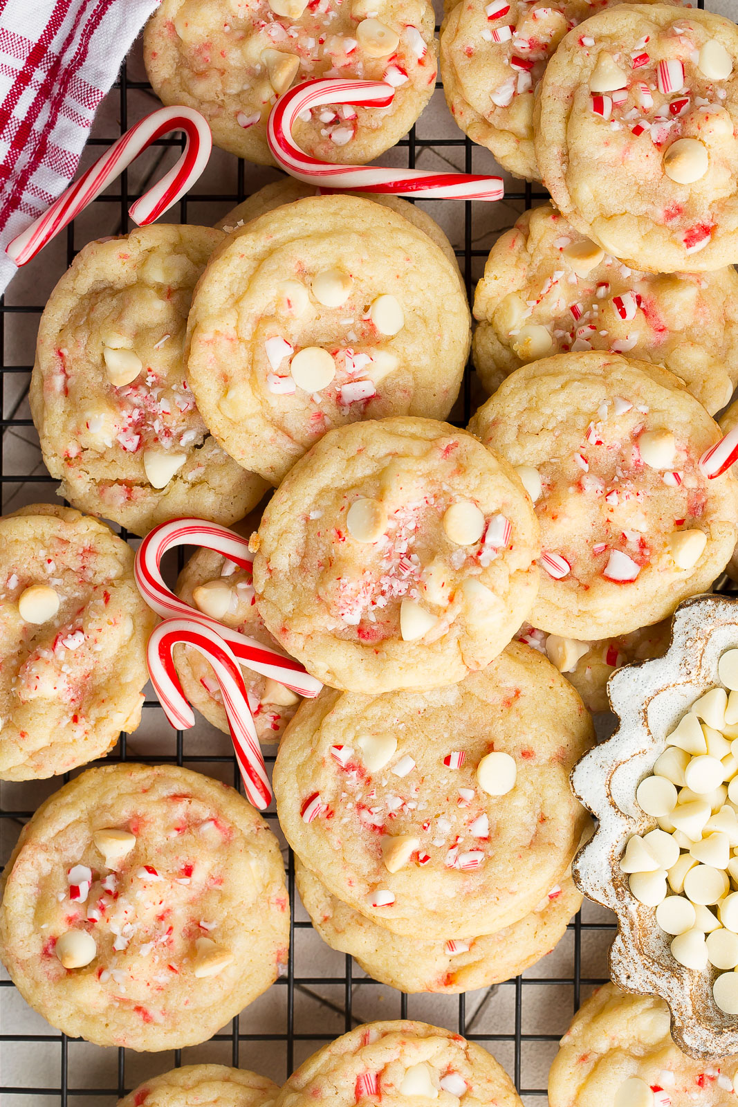 White Chocolate Peppermint Cookies