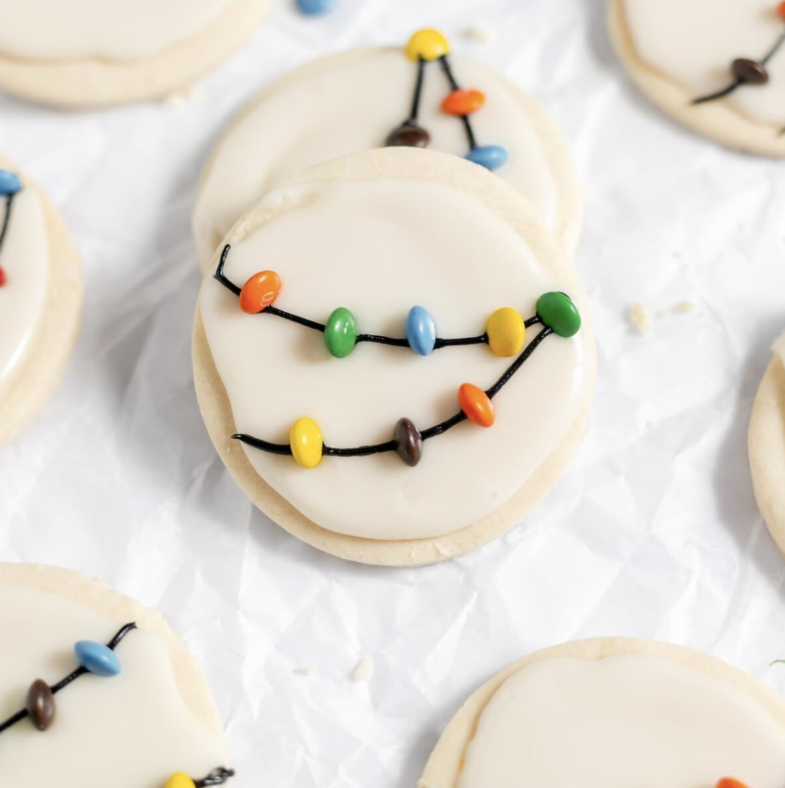 Christmas Light Cookies