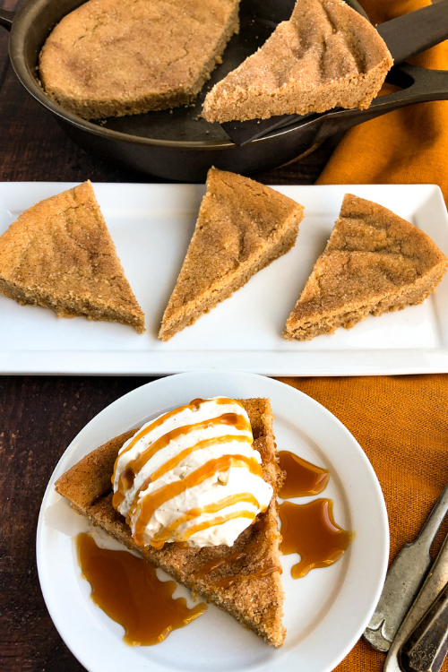 Skillet Snickerdoodle Cookie