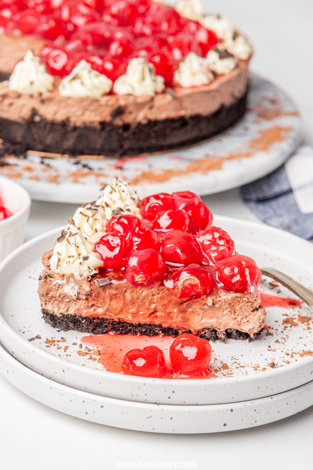 Chocolate Cherry Cheesecake