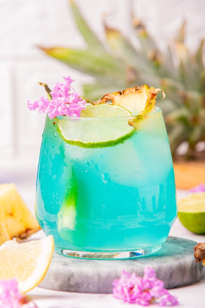 Blue Lagoon Mocktail