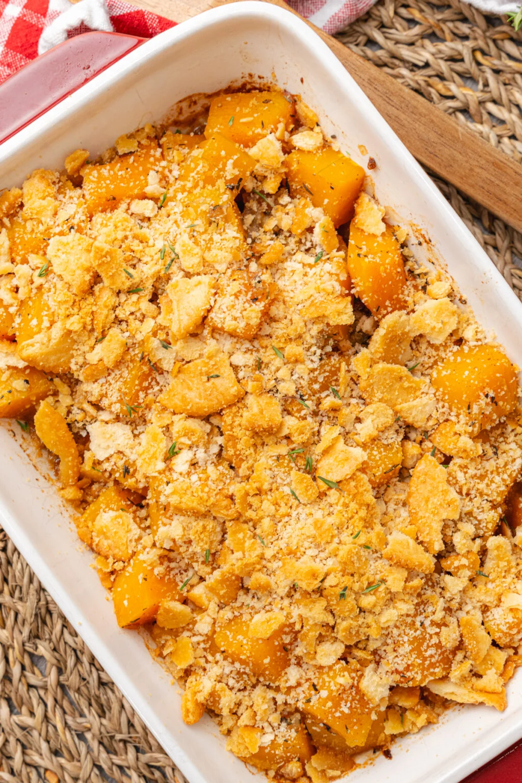Brown Butter Butternut Squash Casserole