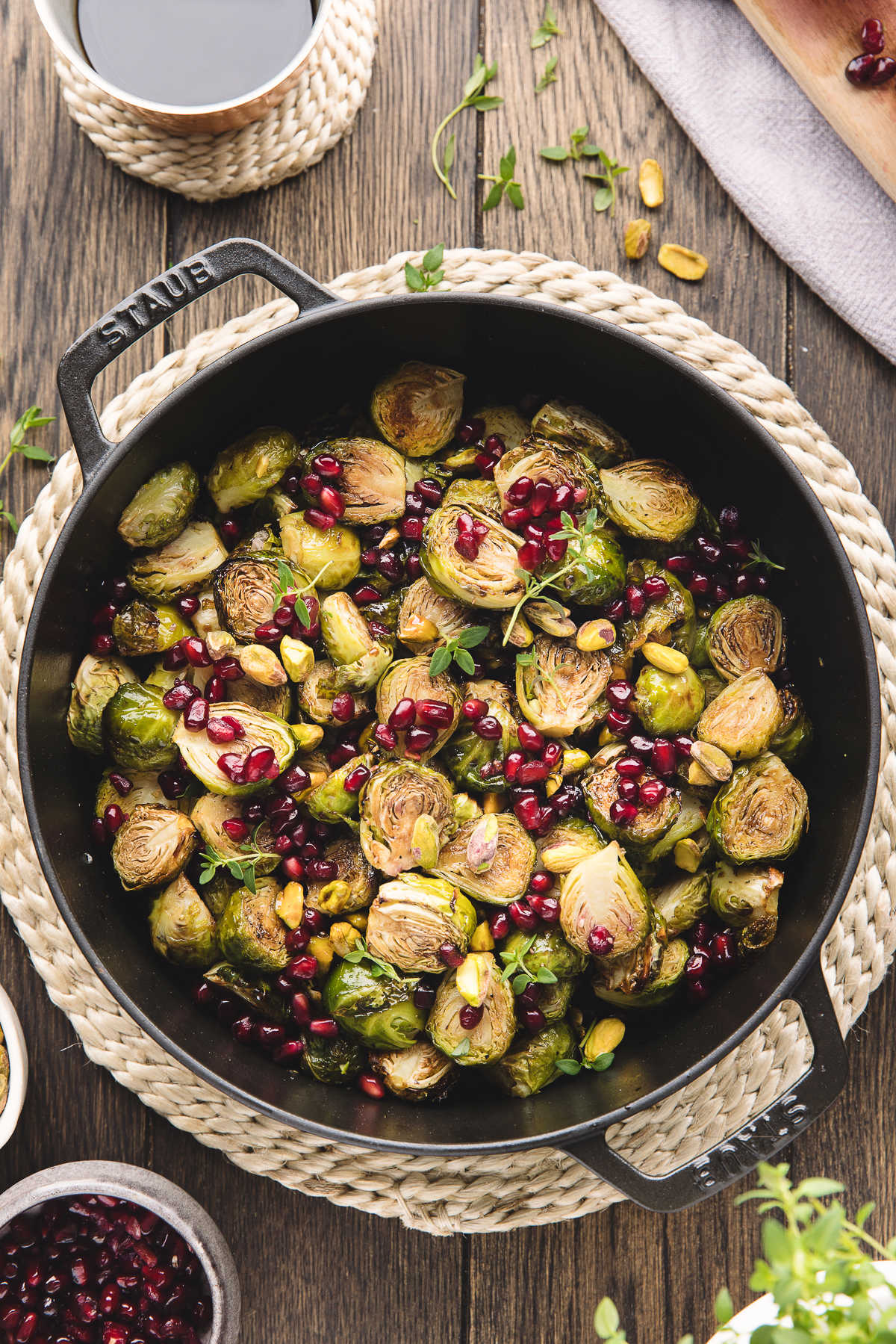 Roasted Brussels Sprouts with Balsamic Glaze