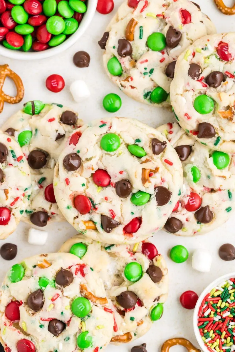 Cake Mix Christmas Cookies