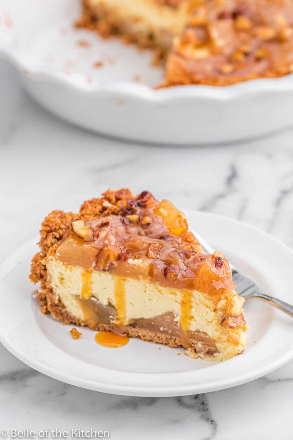 Caramel Apple Cheesecake