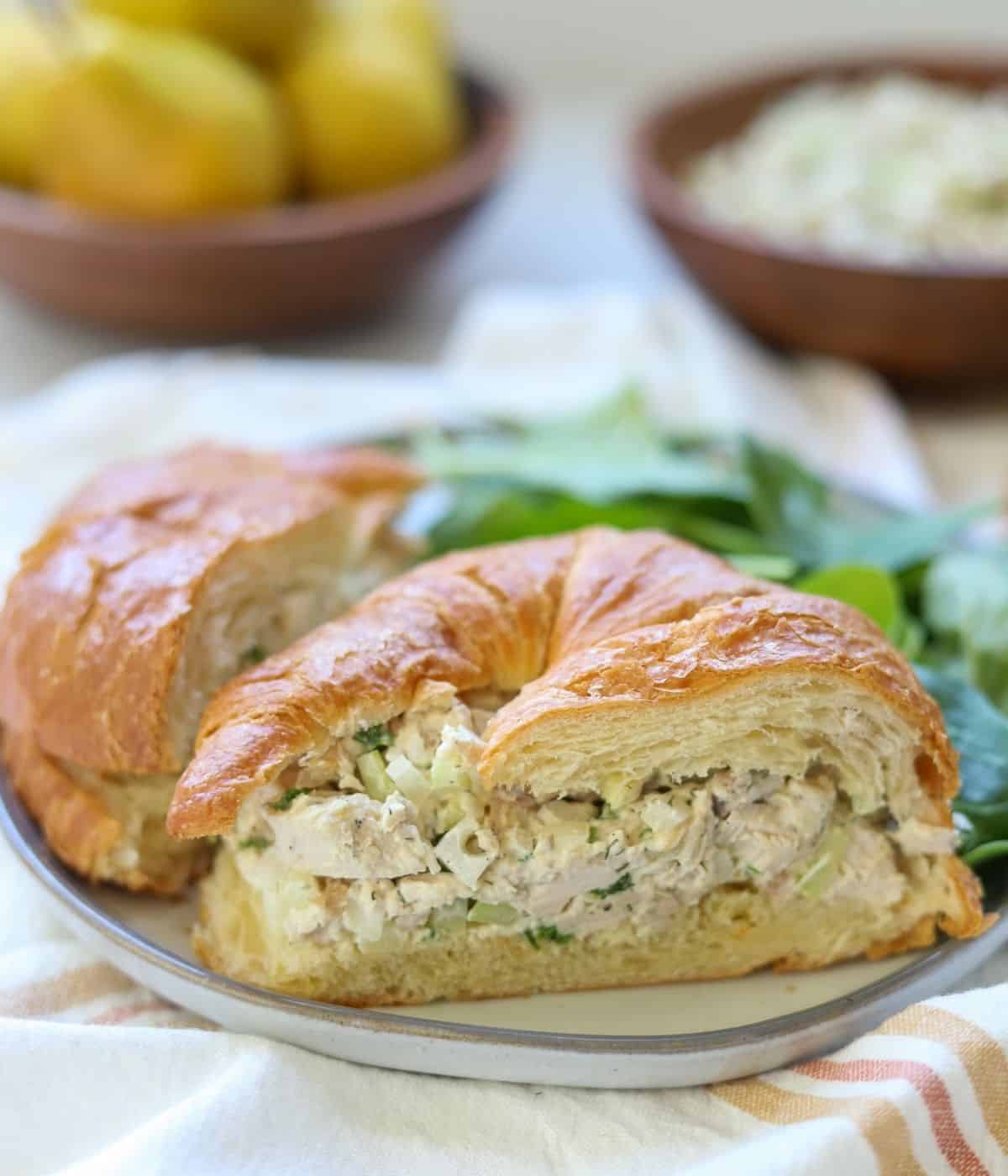 Chicken Salad with Croissants