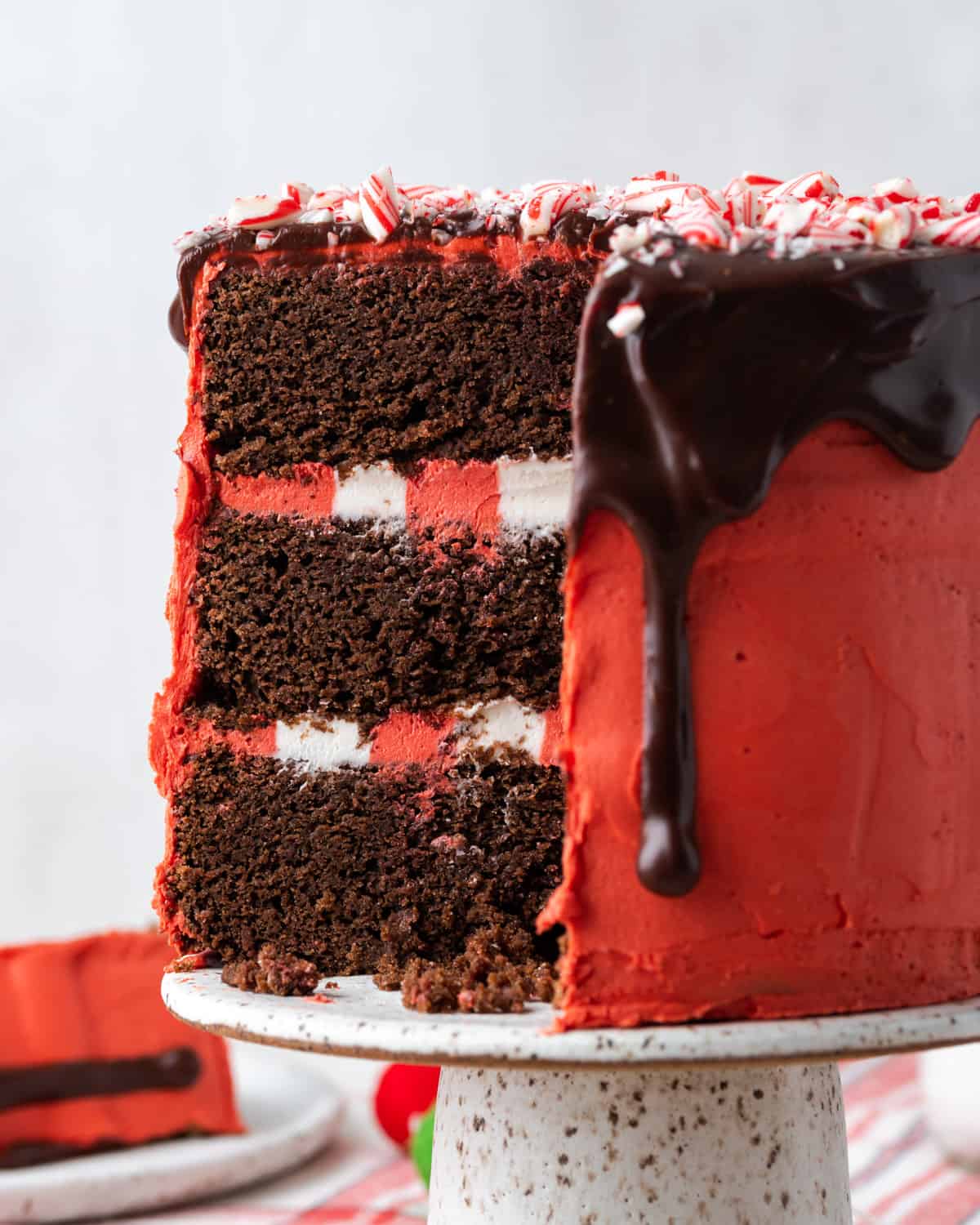 Gluten Free Chocolate Peppermint Cake
