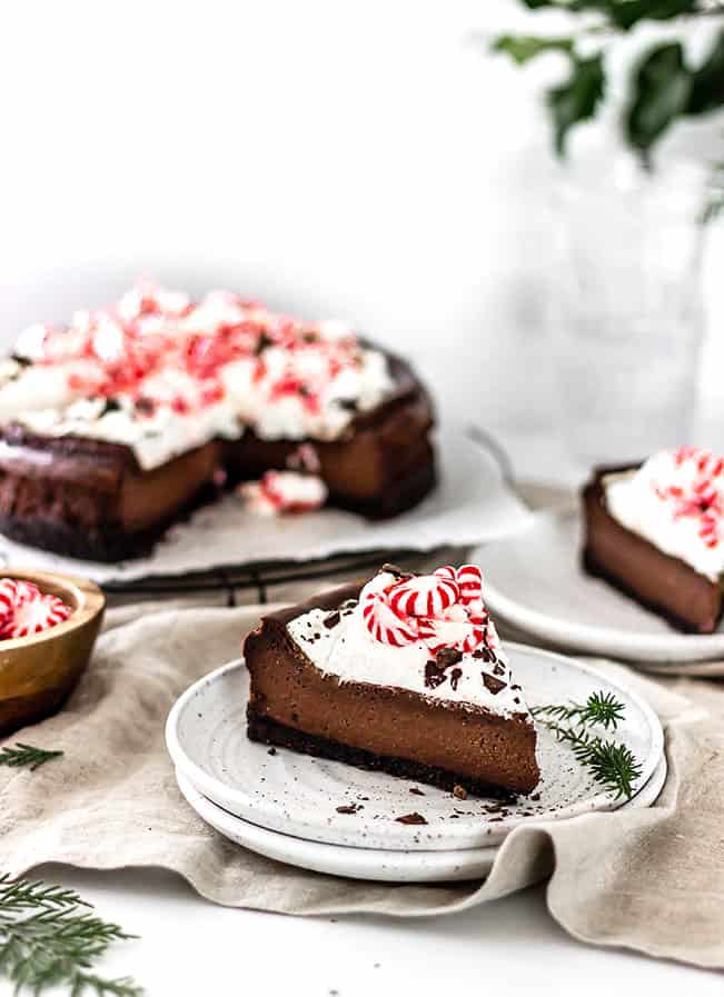Peppermint Chocolate Cheesecake