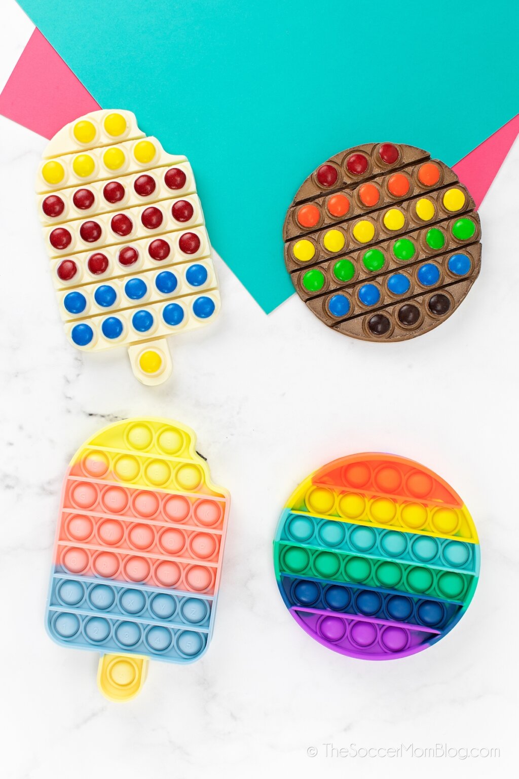 Chocolate Pop-It Candy Bars