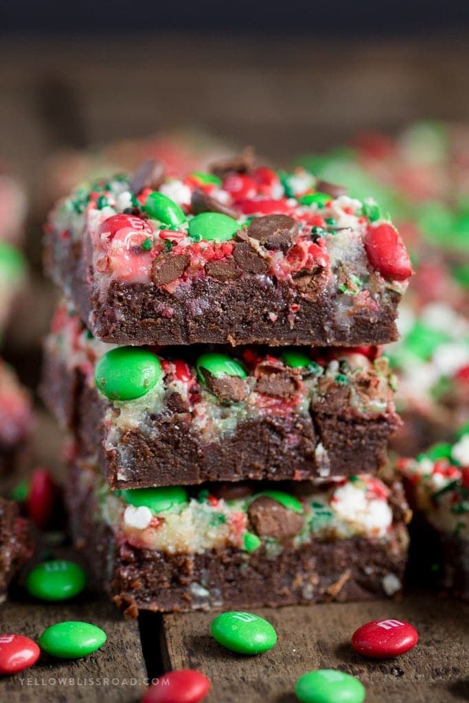 CHRISTMAS LAYER BROWNIES