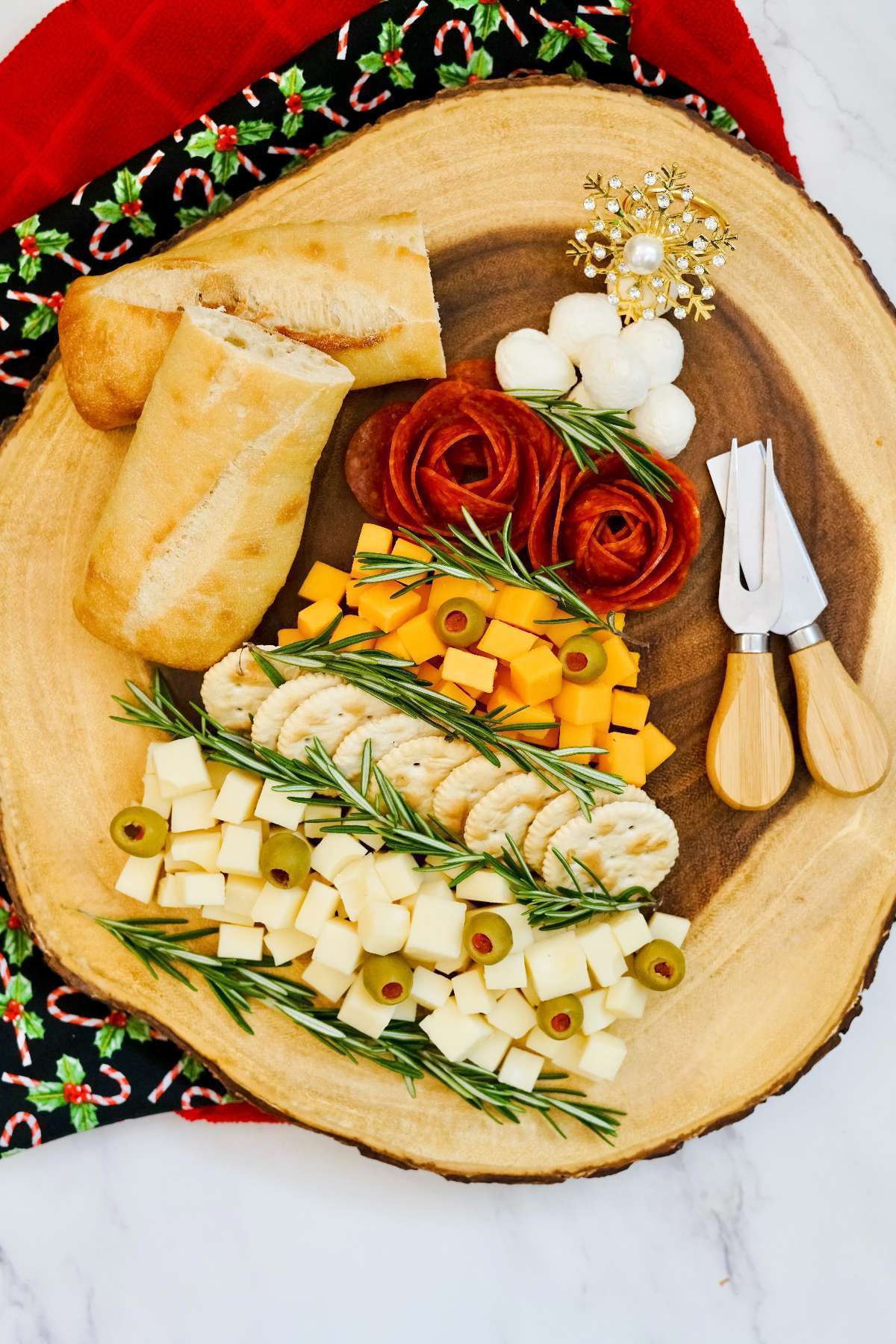 Christmas Tree Cheese Board