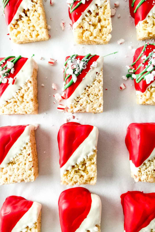 Easy Christmas Rice Krispies Treats