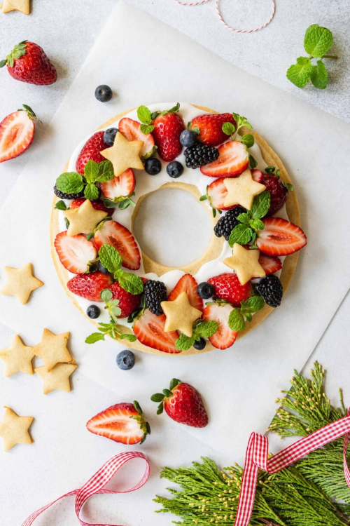 Christmas Cookie Wreath