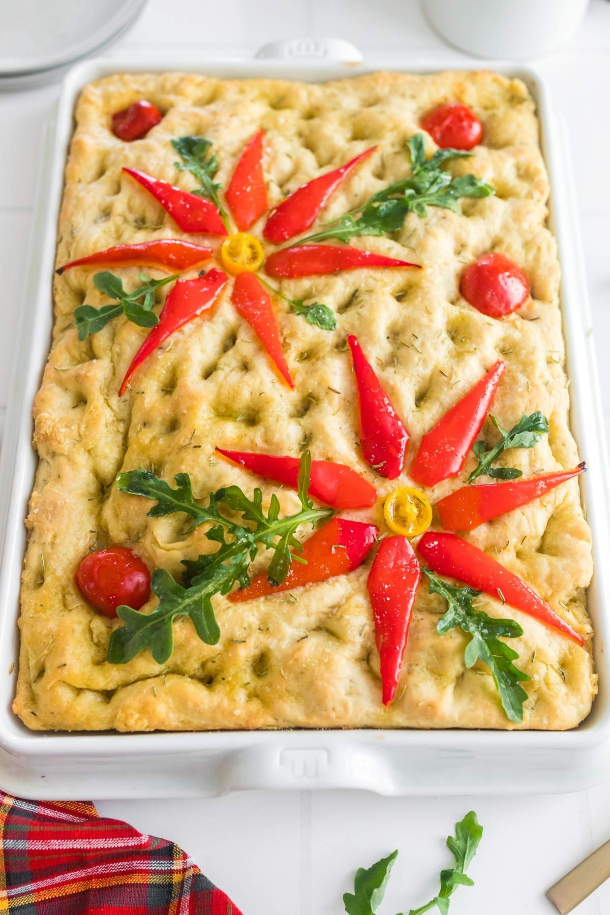 Christmas Focaccia Bread