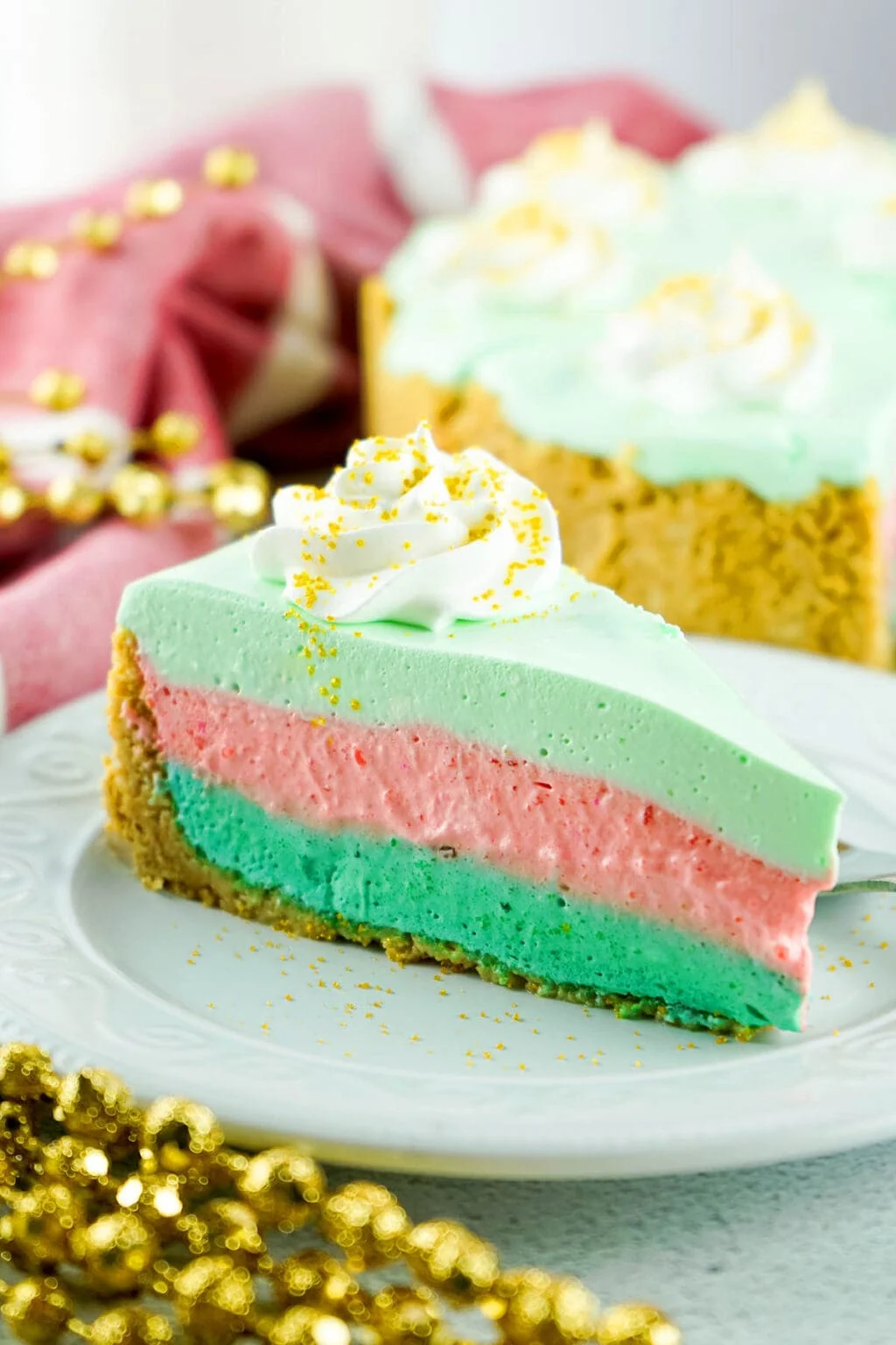 CHRISTMAS JELLO PIE