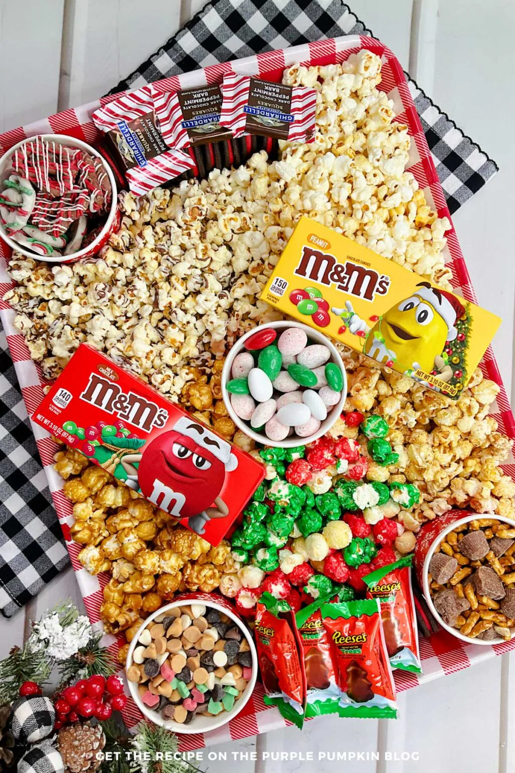 Christmas Movie Night Snack Board