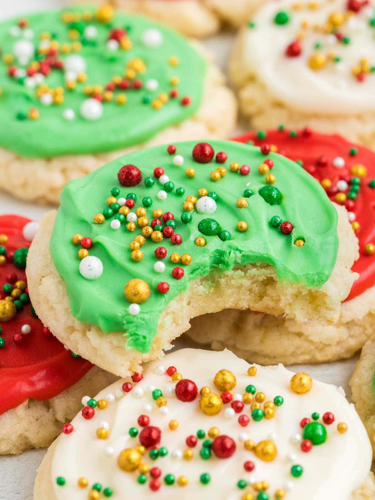 Christmas Sprinkle Sugar Cookies