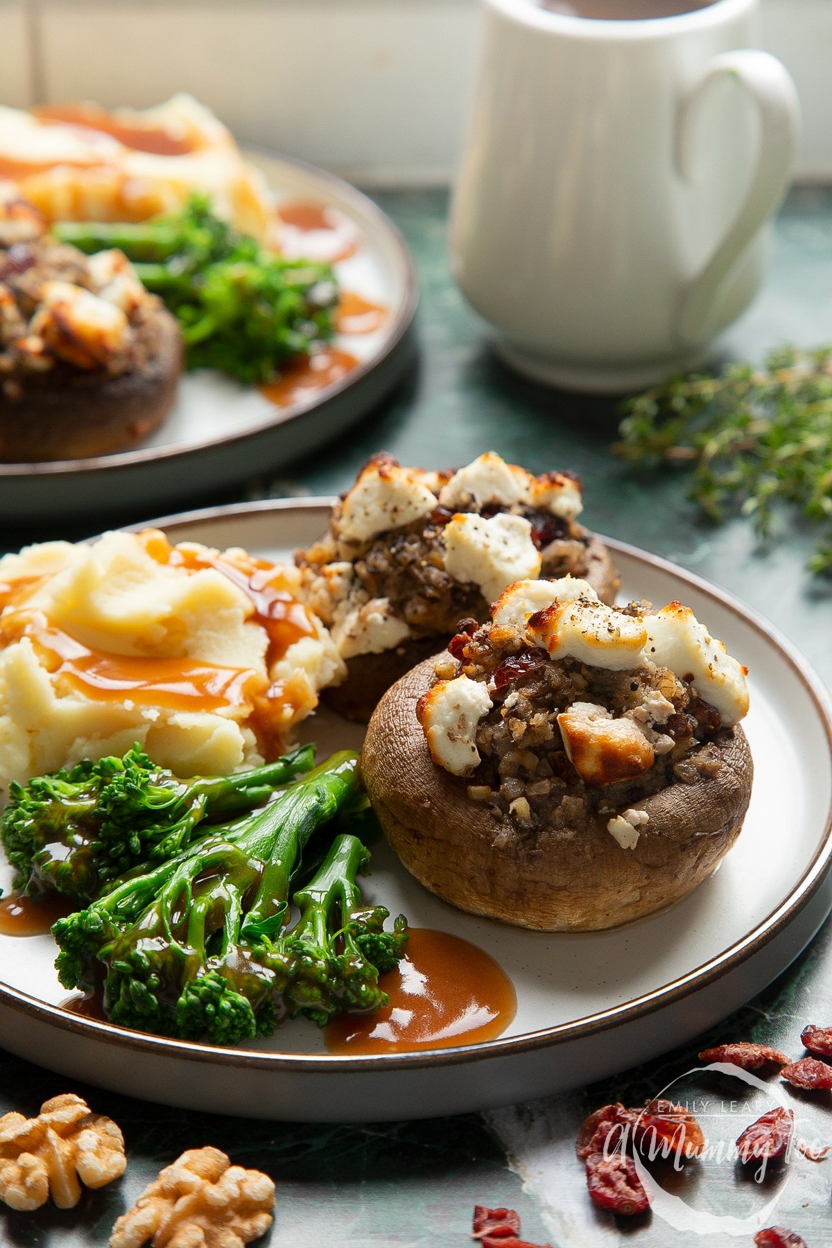 Festive Stuffed Mushrooms Recipe