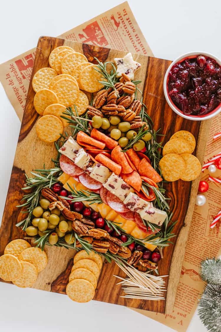 Christmas Tree Snack Board