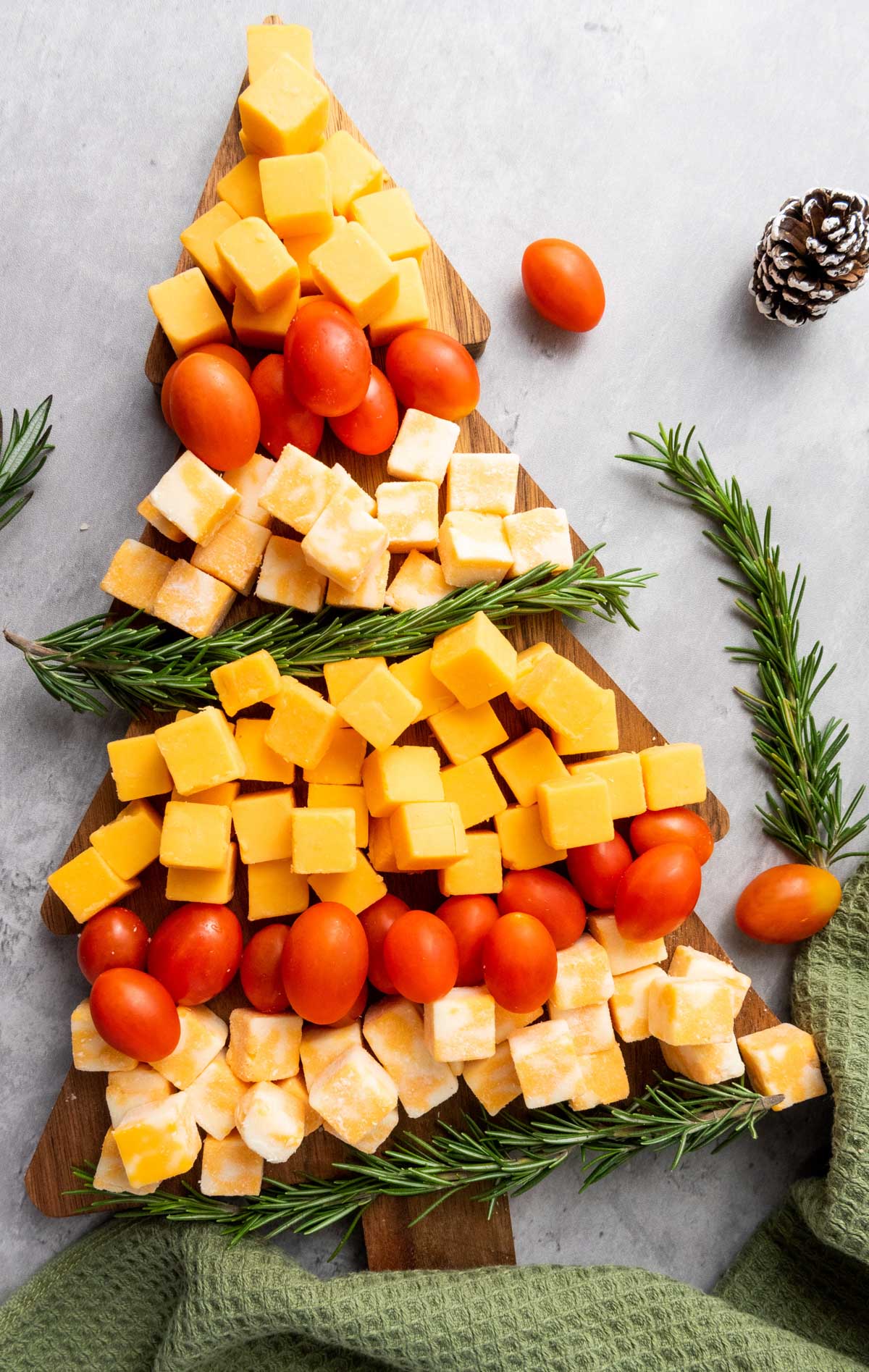 Christmas Tree Cheese Board