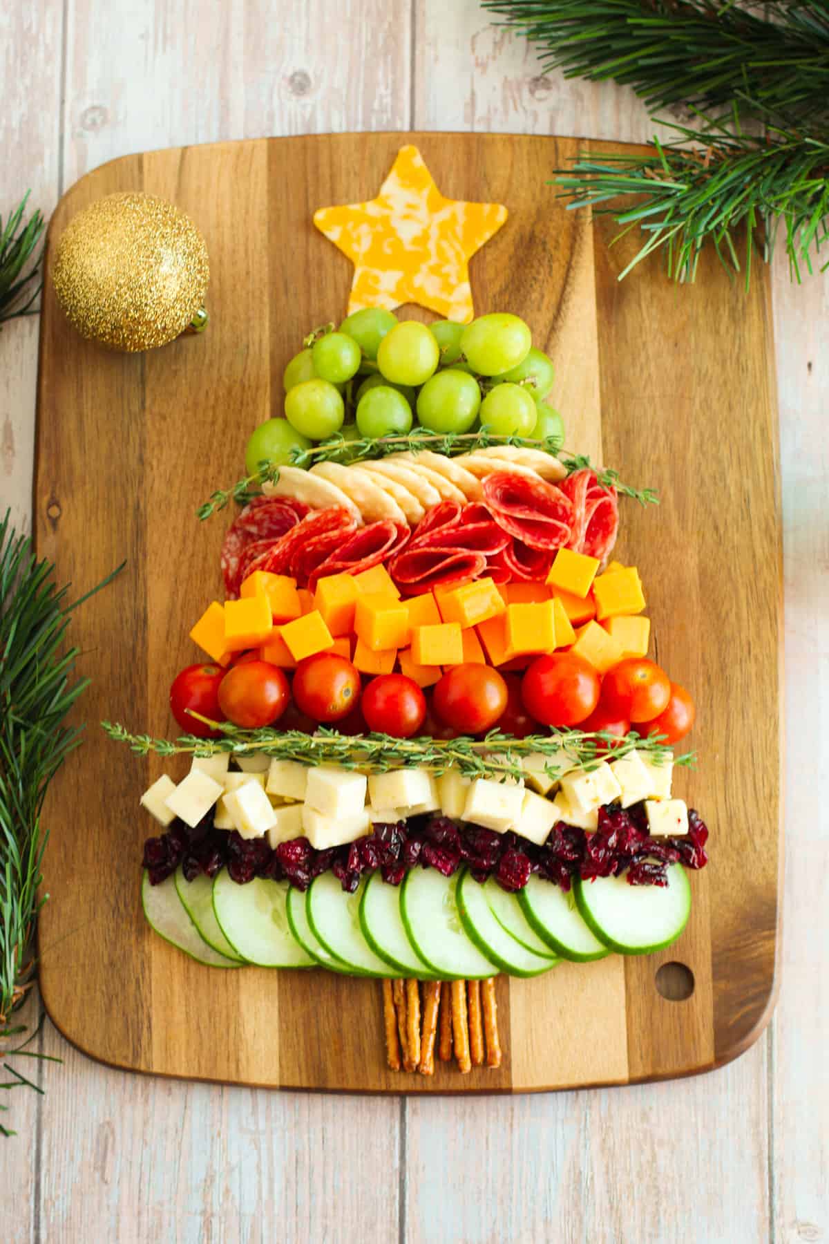 Christmas Tree Charcuterie Board