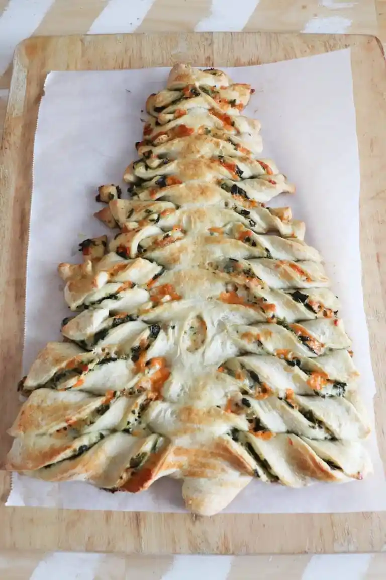 Christmas Tree Spinach Dip Recipe
