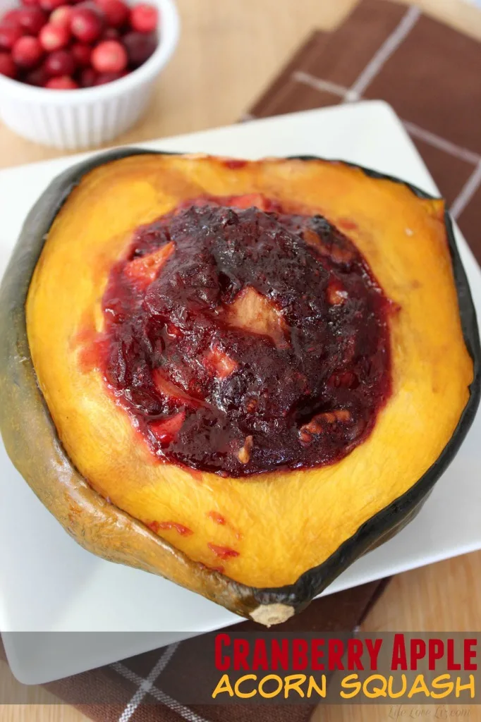 Cranberry Apple Acorn Squash