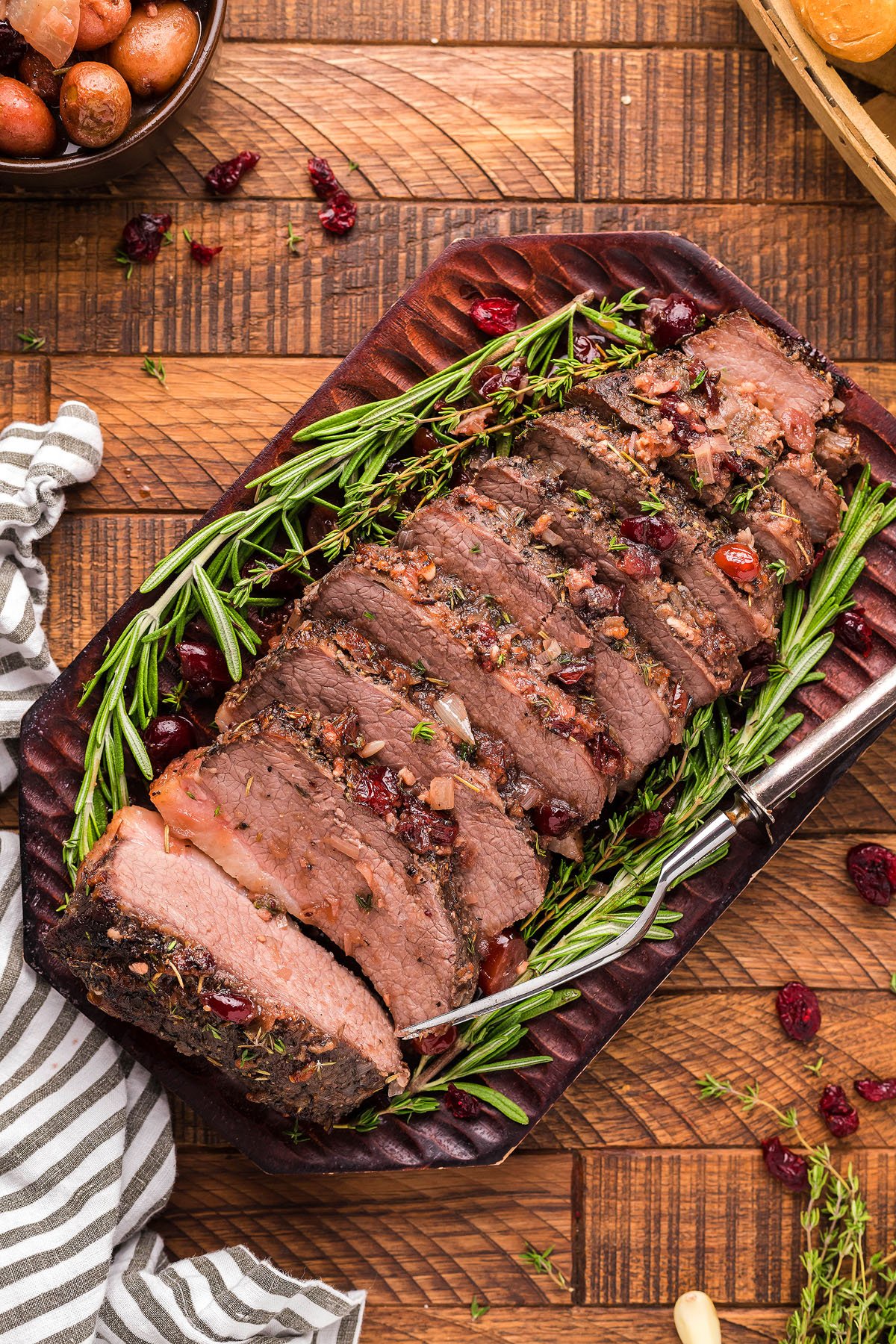 Cranberry Holiday Beef Brisket