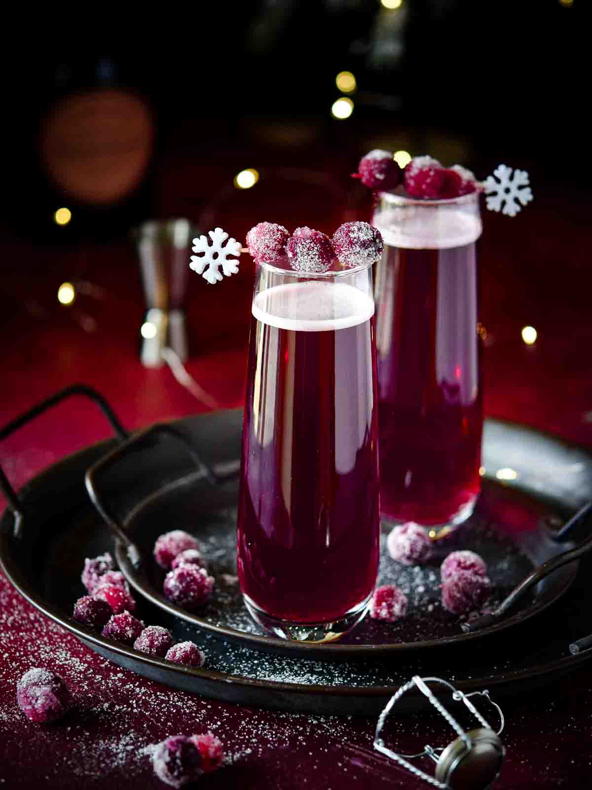 SUGARED CRANBERRY CHRISTMAS MIMOSA