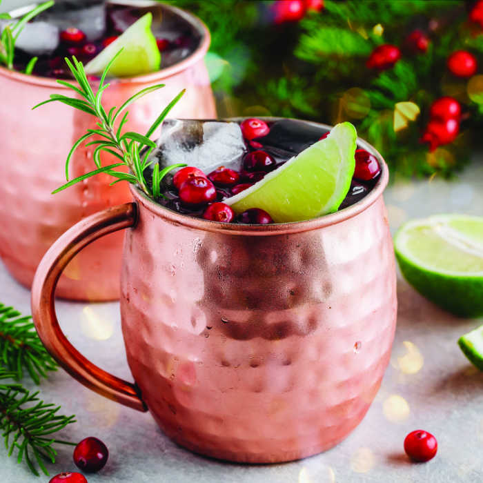 Cranberry Moscow Mule