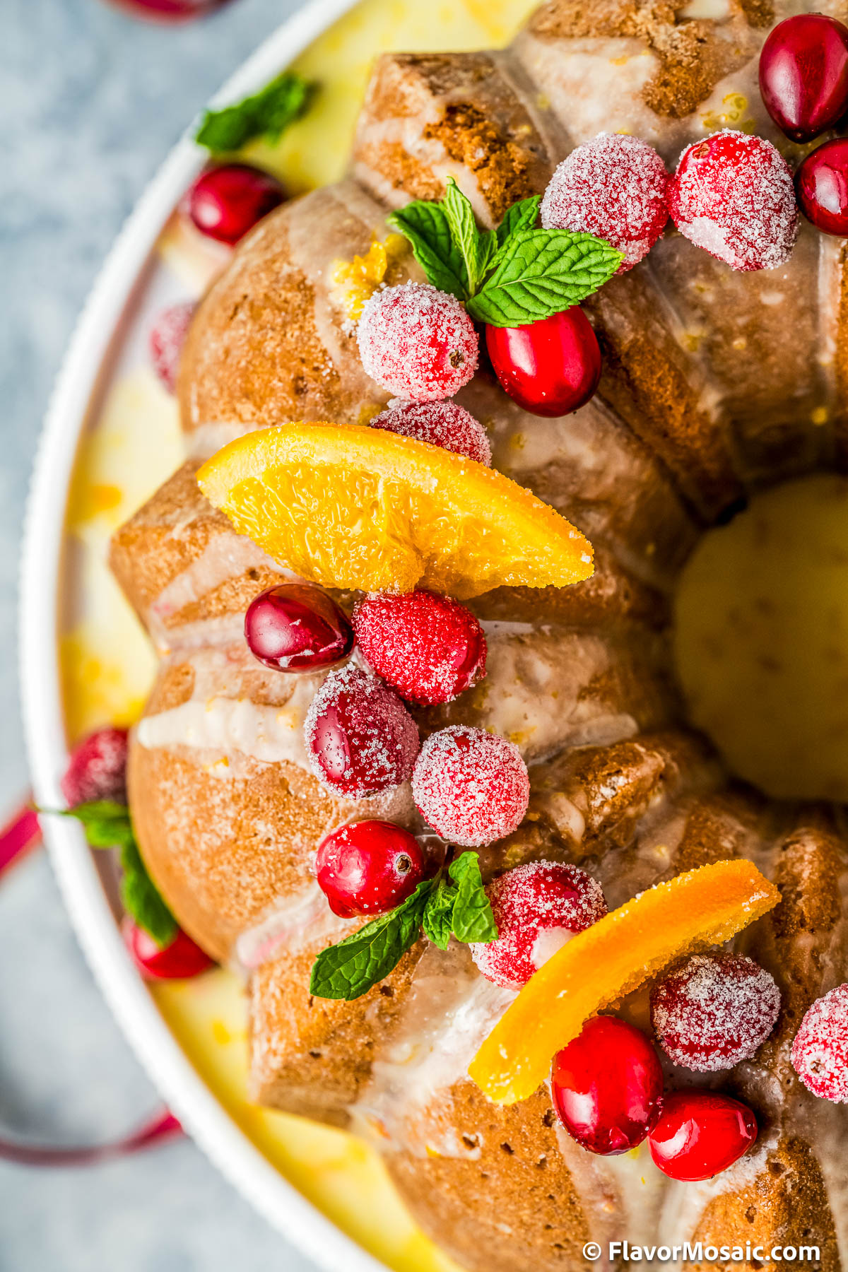 CRANBERRY ORANGE BUNDT CAKE