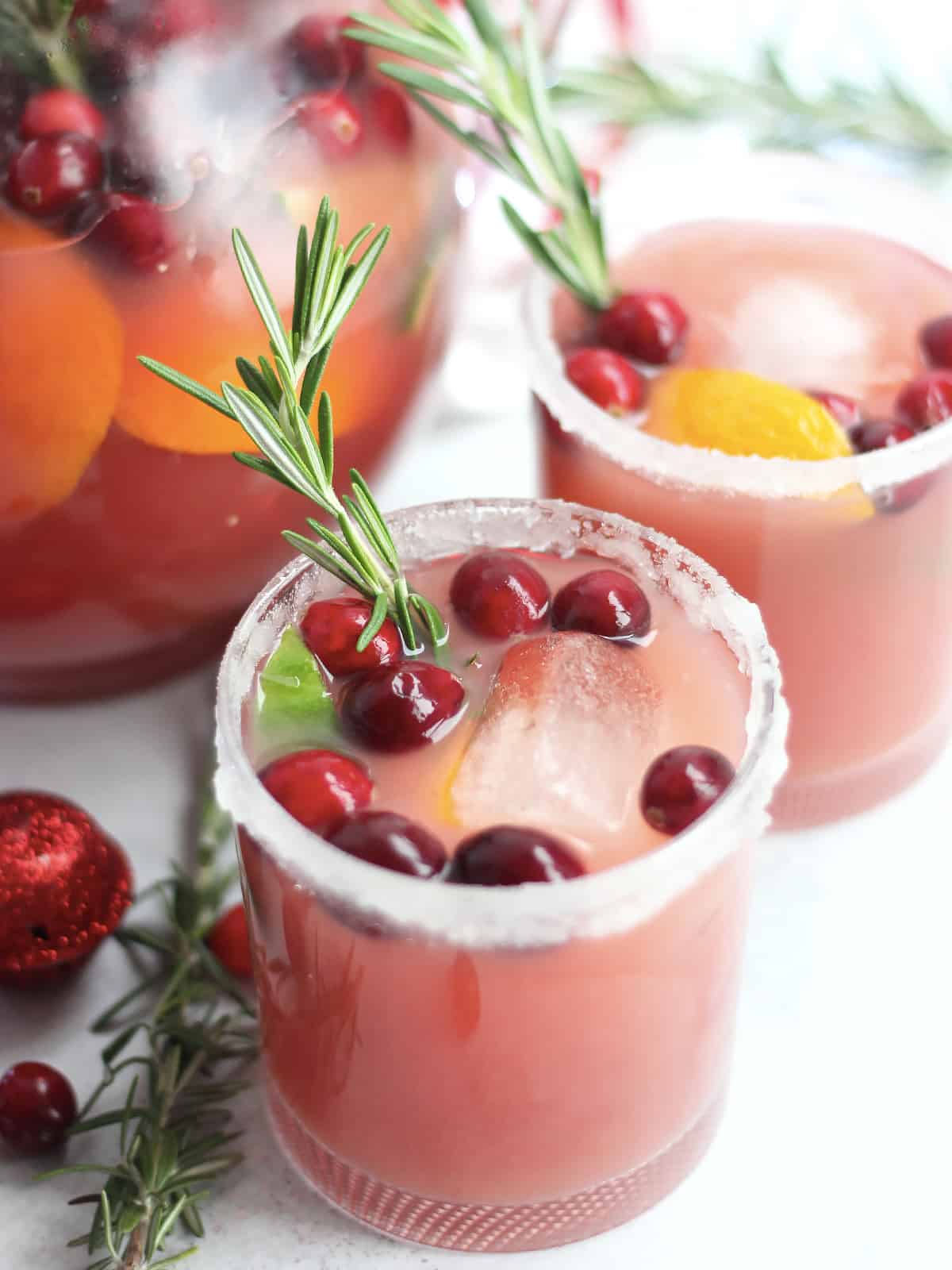 Cranberry Orange Ginger Mocktail