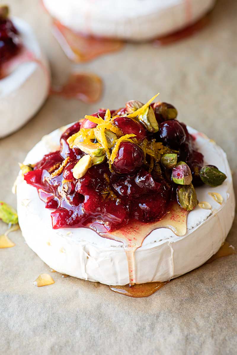 Cranberry Pistachio Baked Brie