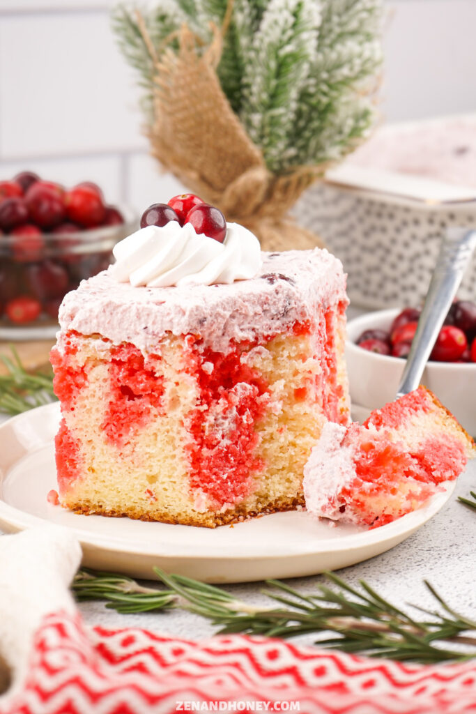 Cranberry Poke Cake
