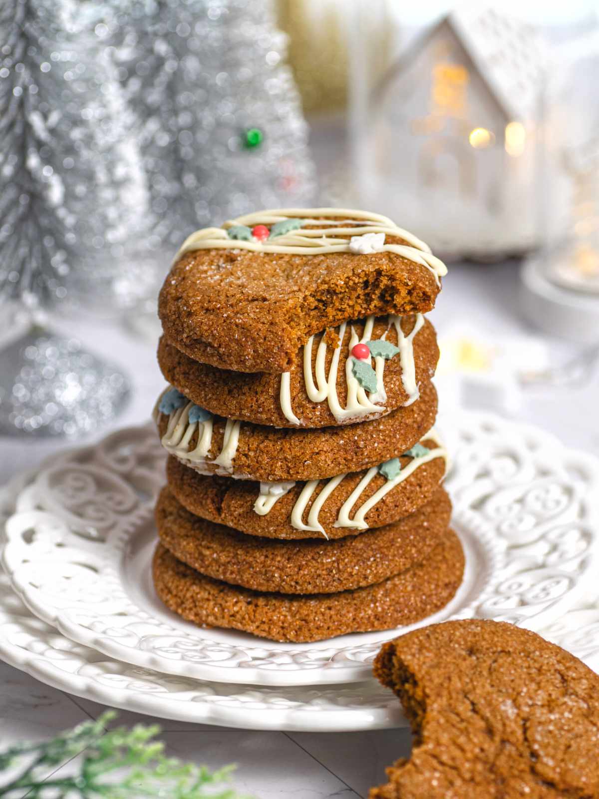 Molasses Crinkle Cookies